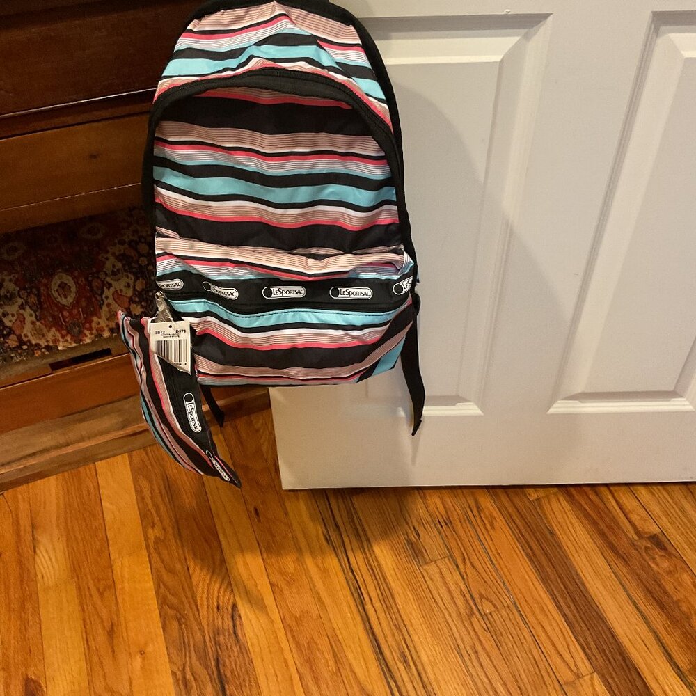 Brand New With Tags Le Sport Sac Backback